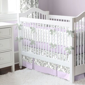 lilac baby bedding sets