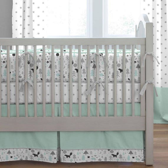 neutral baby crib bedding