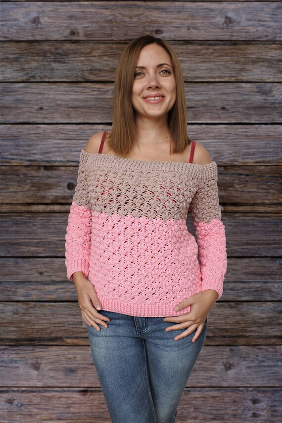 crochet sweater tops