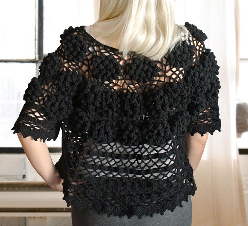 CROCHET PATTERN Crochet Top Pattern Crochet Flower Top Etsy