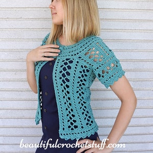 Crochet Lace Cardigan Pattern