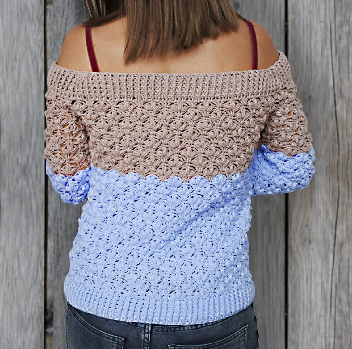 CROCHET PATTERN PDF Crochet Sweater Pattern Crochet - Etsy