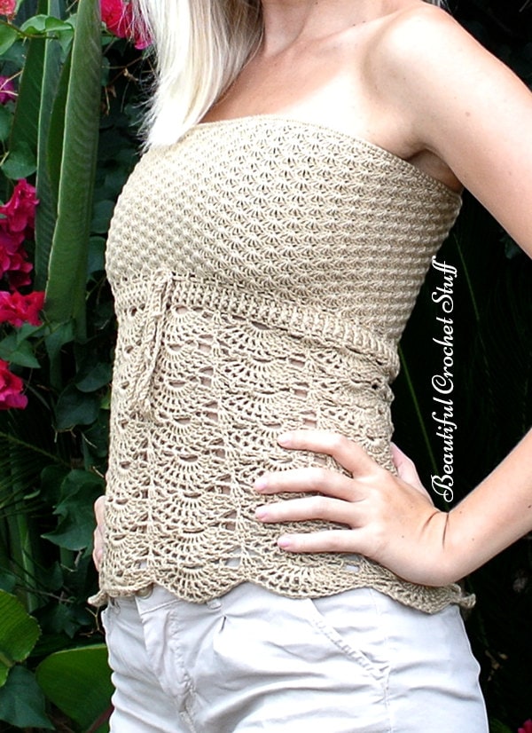 cómo Peladura Si Crocheted Top - Etsy