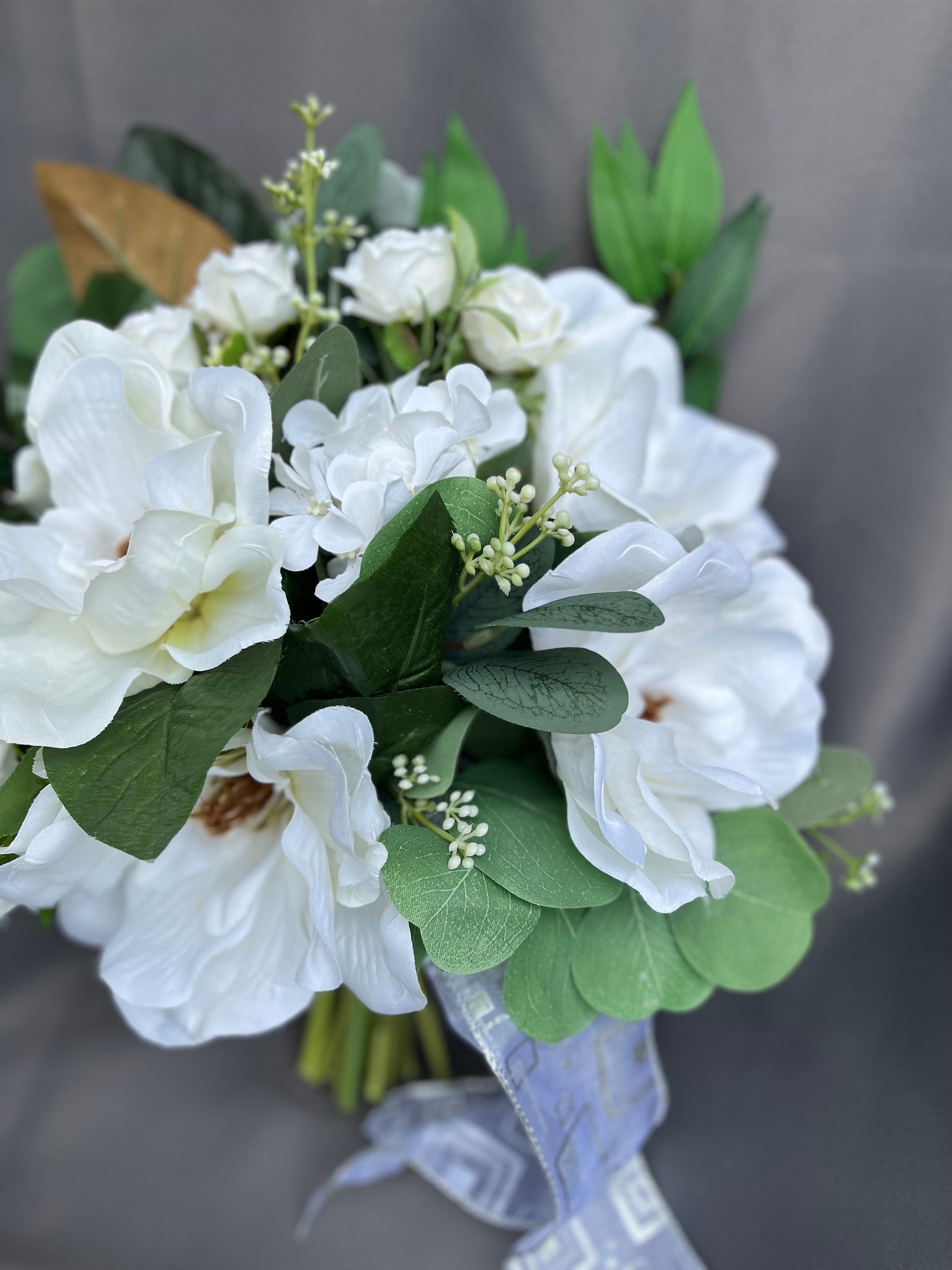 Magnolia Wedding Bride Bouquet - Etsy