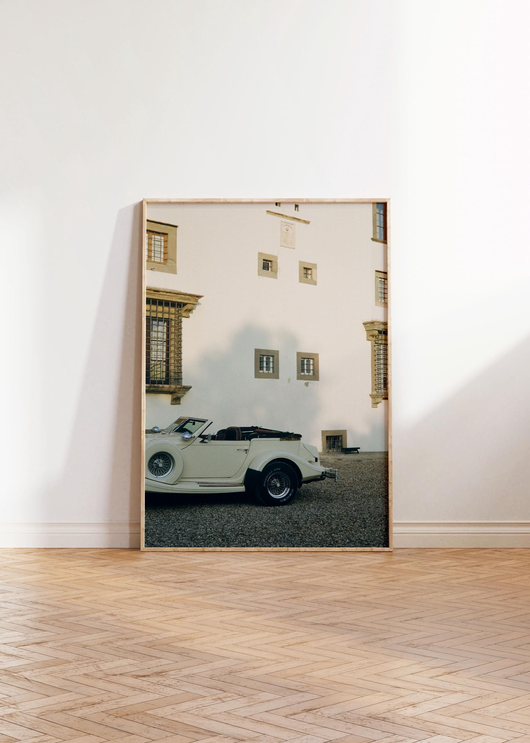 Tuscany Vintage Car Print: Italy Travel Photography (Digital Download)