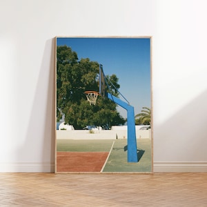 Basketball Film Photo Digital Download | Greece | Wall Art | 35mm | Vacation Poster | Aesthetic Photography | Printable Digital Download