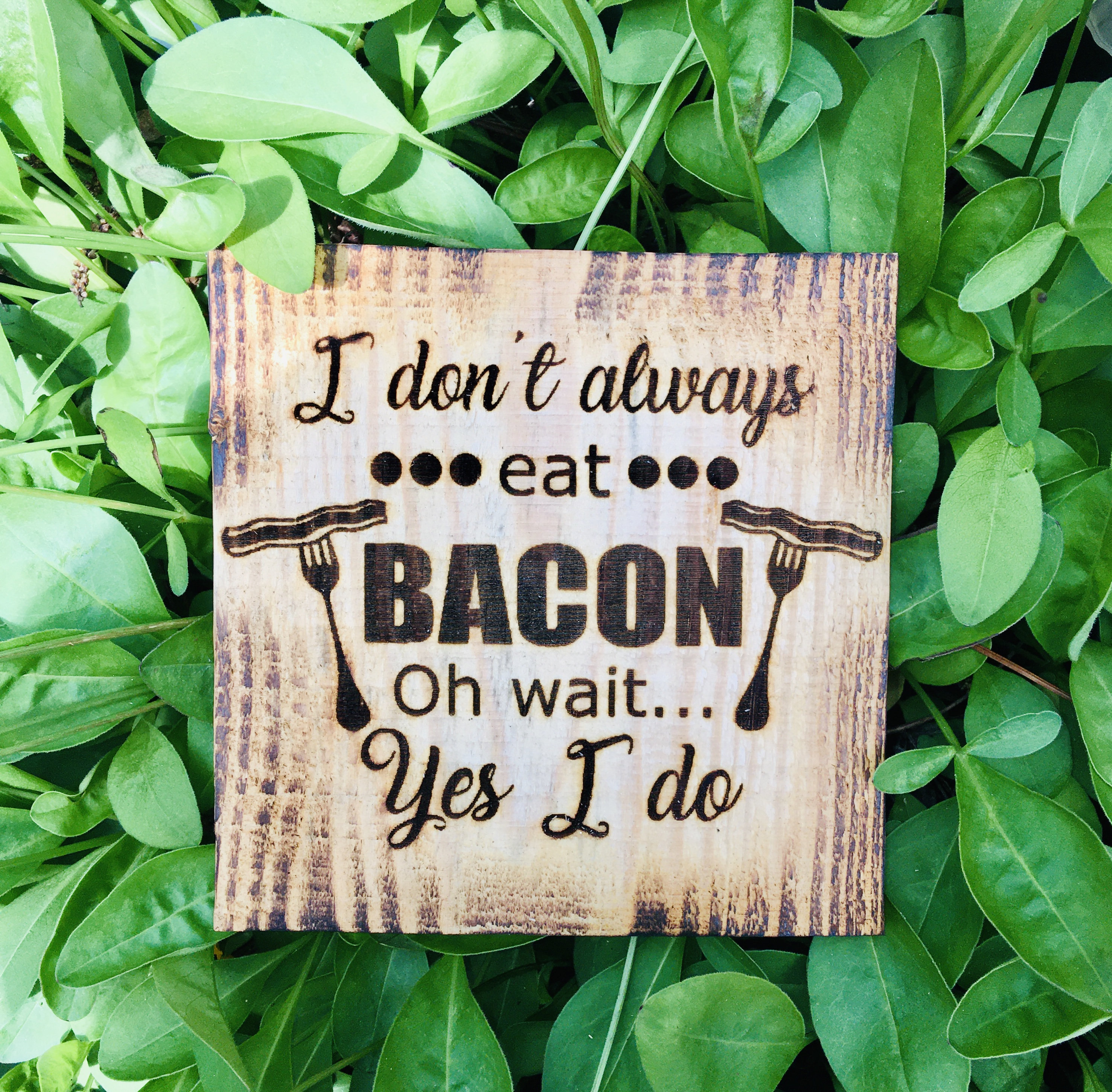 Bacon Sign Etsy
