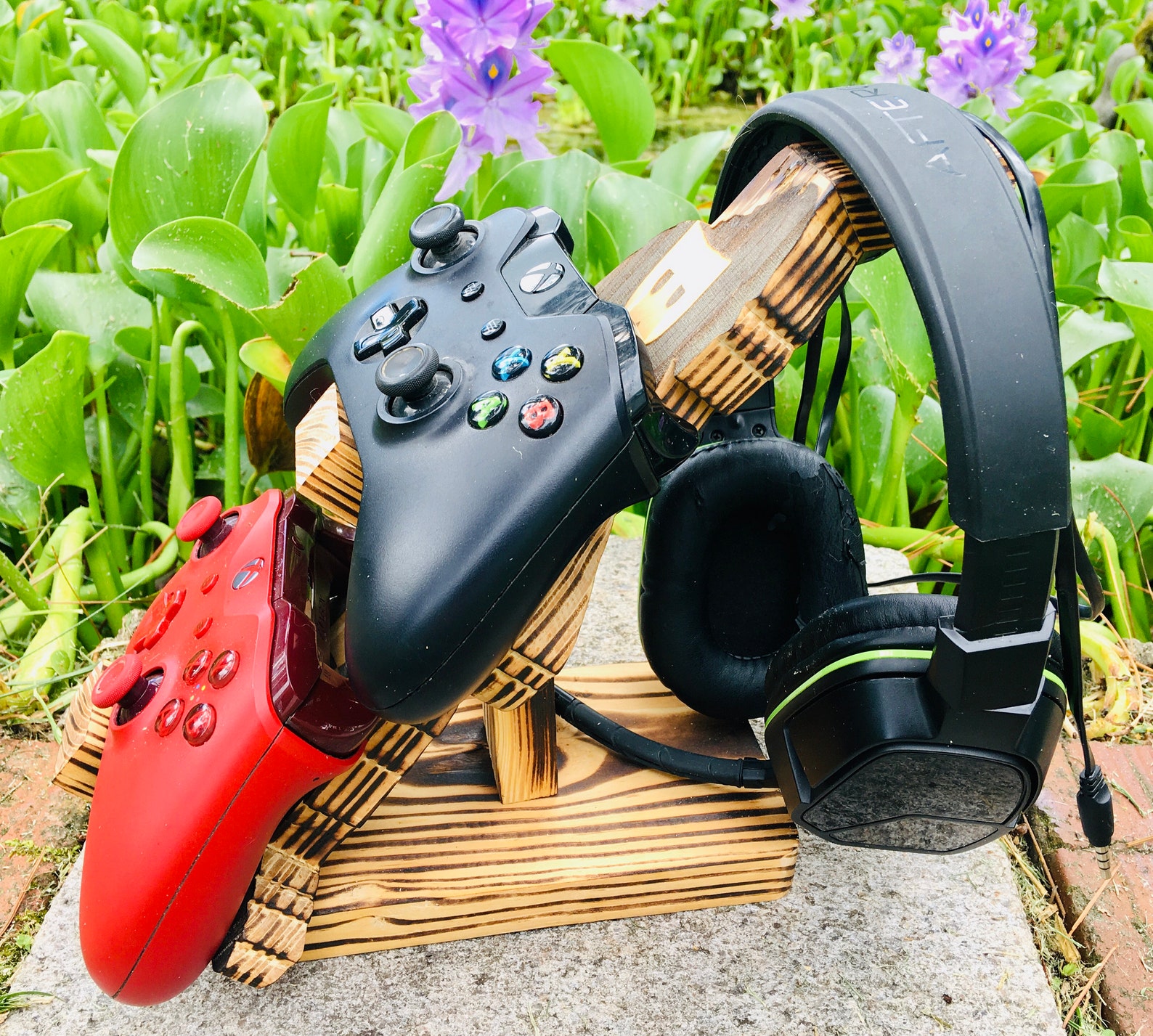 Wooden Game Controller and Headset Stand Bigfoot Game Etsy