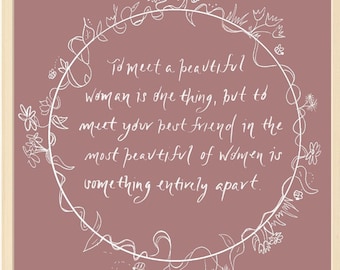Bridgerton Print | Digital Download | Wall Art | Bridgerton TV Series | The Duke of Hastings Quote