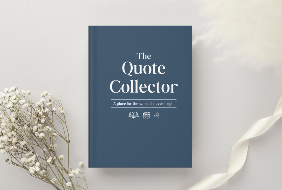 Notebook Gift Quote Quote Notebook for Quotes Lover Gift for Book Lover Quote Collection ...