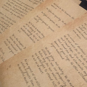 Carta de DnD personalizada / Escrita a mano para entusiastas de Dungeons and Dragons / Accesorios y arte de DnD / Diario de DnD