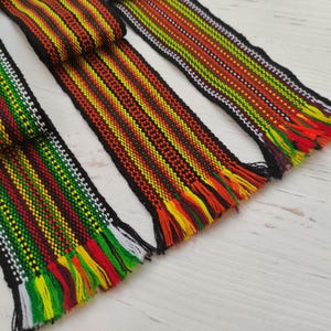 Multicolour WOVEN BELT Waistband Sash belt for shirt dress jeans Hippie or boho style Gift from Ukraine