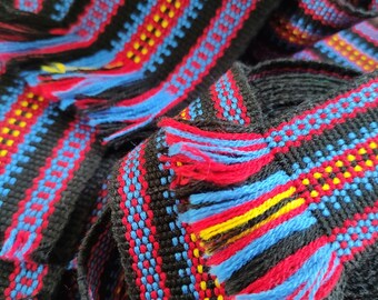 Veelkleurige GEWEVEN RIEM Tailleband Sjerpriem voor overhemdjurkjeans Hippie- of bohostijl Cadeau uit Oekraïne