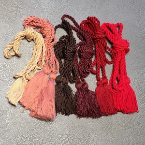 BOHO BELT Кисточка пояса Хиппи Пояс Twisted Cord с двумя кисточками Стиль бохо Подарок из Украины!