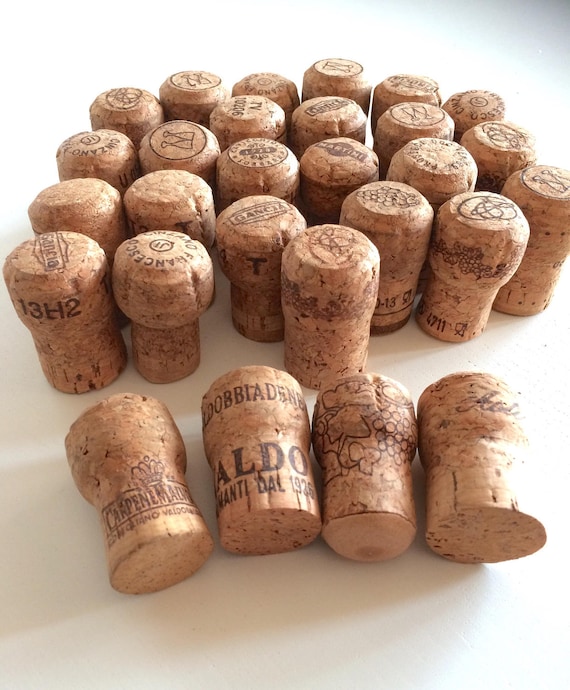 Italian Prosecco-spumante Wine Corks Used 30 All Natural - Etsy