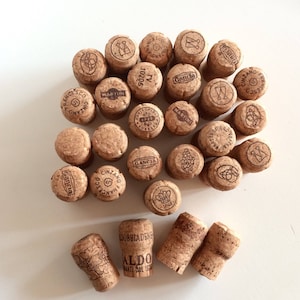 Italian Prosecco-Spumante Wine Corks Used 30, All Natural Corks, Craft Corks, Wine Cork Supply, Wedding Decoration,Tappi di sughero Spumante immagine 3