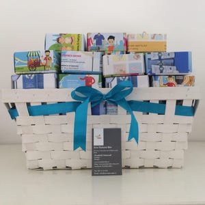 Set di 50 Scatole in Carta Riciclata ad Origami-Eco Bomboniere-Matrimonio-Comunione-Battesimo Scatole multicolor fatte a mano