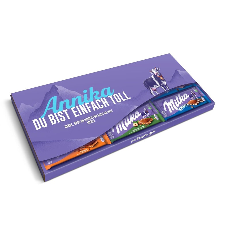 Personalized XXL Milka Chocolate Bar Milka Bar with Name & Text from YourSurprise Perfect Choco Gift for him / her Bild 3