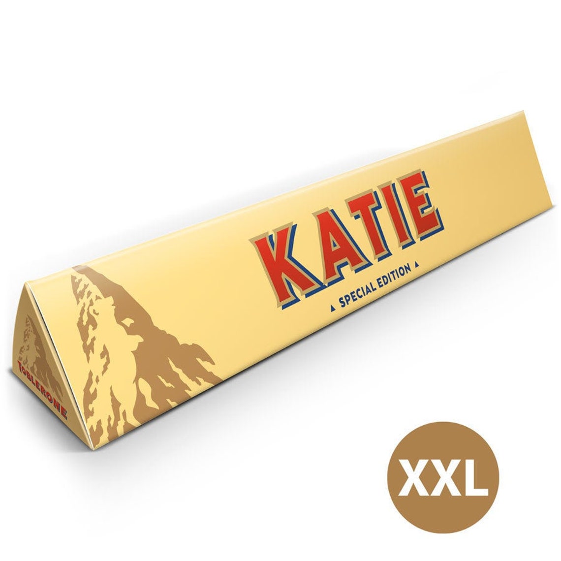 Personalised XXL Toblerone Milk Chocolate Bar XXL 4.5 Kg Milk Chocolate