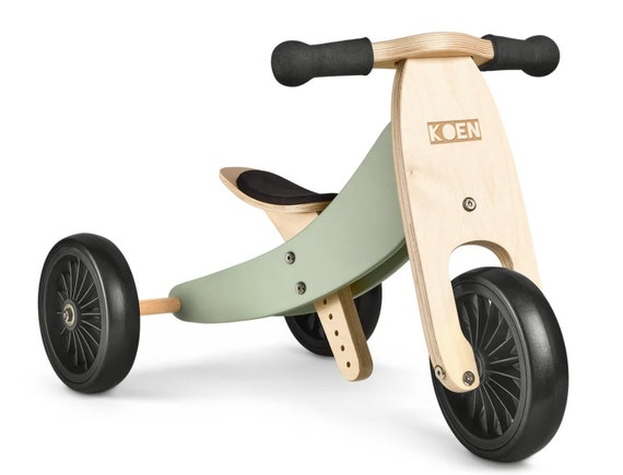 Bicicleta triciclo madera hotsell