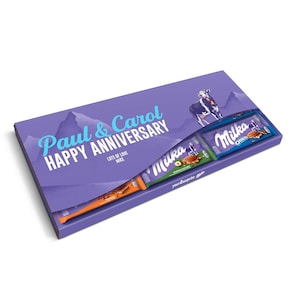 Tavoletta di cioccolato Milka XXL personalizzata Barretta Milka con nome e testo di YourSurprise Regalo di cioccolato perfetto per lui/lei immagine 2