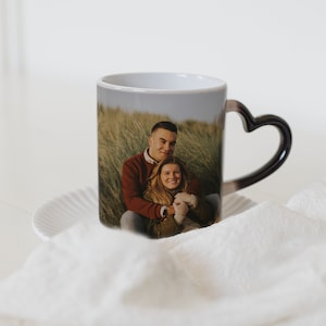 Tasse magique avec photo Tasse à thé et à café personnalisée avec image en couleur de votre choix Coffre-fort au lave-vaisselle Cadeau parfait image 5