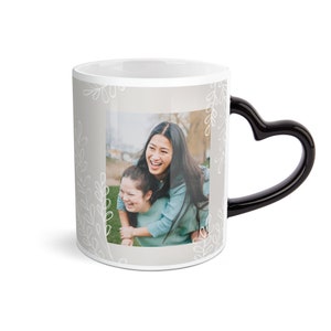 Tasse magique avec photo Tasse à thé et à café personnalisée avec image en couleur de votre choix Coffre-fort au lave-vaisselle Cadeau parfait image 6