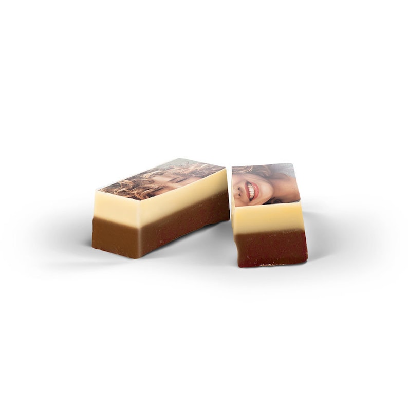 Chocolates personalizados con foto Bombones de chocolate con imagen a todo color de tu elección Chocolate cuadrado Regalo del Día de la Madre imagen 6