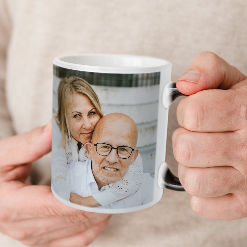 Magic Mug with Photo Personalized Custom Tea & Coffee Mug with Full Color Picture of Your Choice Dishwasher Safe Perfect gift image 2