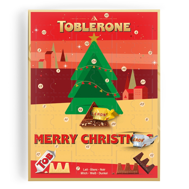 Toblerone Advent Calendar 2023 Chocolate Advent Calendar Etsy