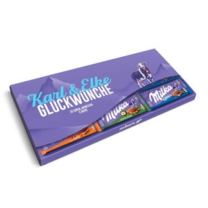 Personalized XXL Milka Chocolate Bar Milka Bar with Name & Text from YourSurprise Perfect Choco Gift for him / her zdjęcie 4