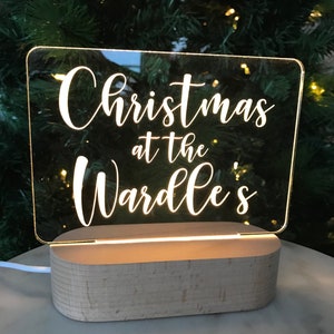 Custom Christmas Decoration Light – Personalised Christmas Gift