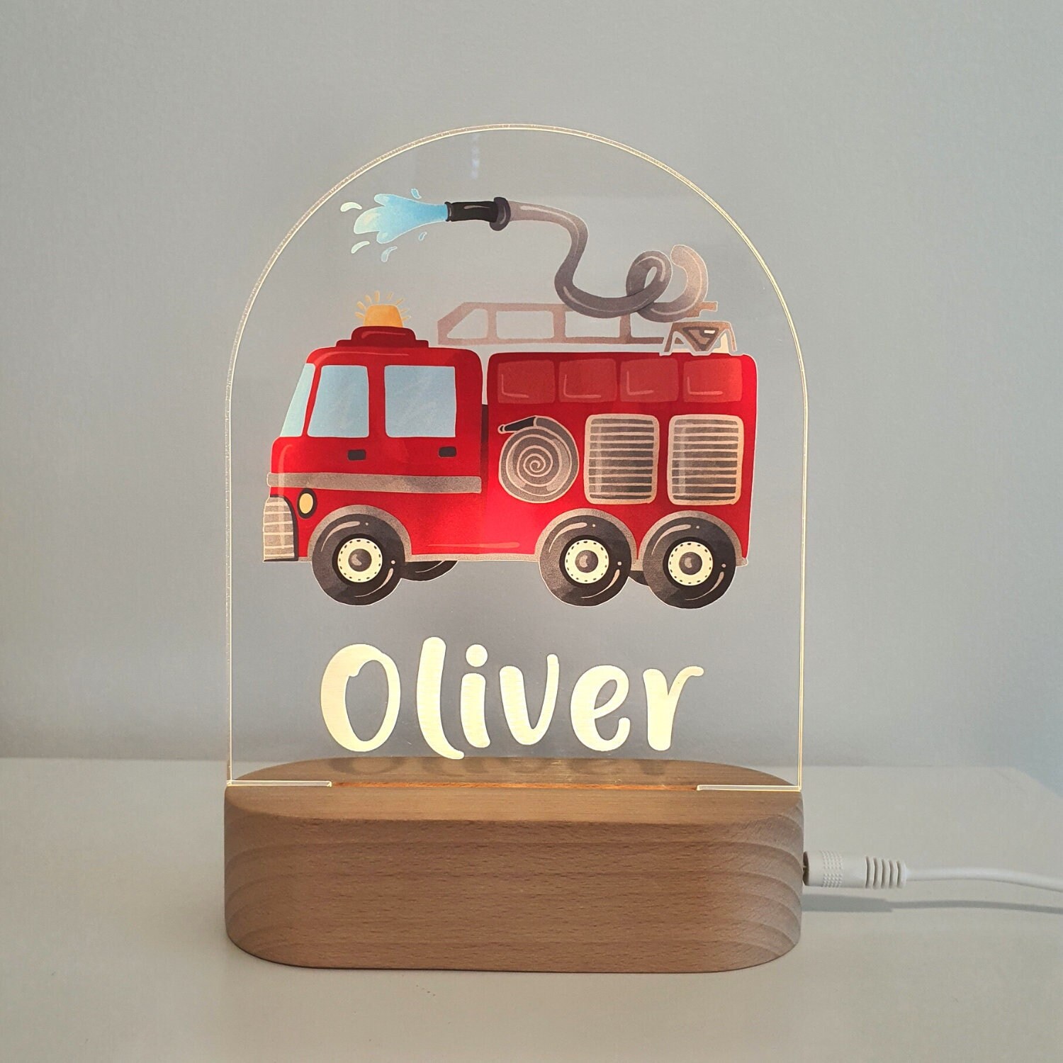 Fire truck night light deals