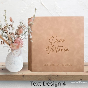 Cartas a la novia, libro de regalo de despedida de soltera de la fiesta nupcial a la novia, regalo de recuerdo de boda, consejos para la futura novia
