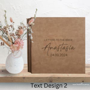 Letters to the Bride Book, Bridal Shower Scrapbook, Hen Party Scrapbook, Bride to be Book, Photo Guest Book, Personalised Bride To Be Gift