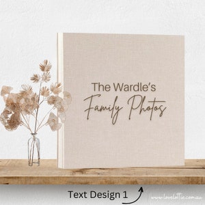 Personalisiertes Familienfotobuch Geschenk, Familienandenken Fotoalbum, Fotobuch für Familienerinnerungen, Hochzeitsgeschenk, Jahrestagsgeschenk, Paargeschenk