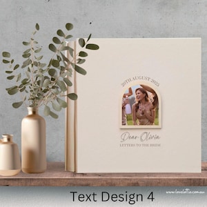 Letters To Bride Book, Bridesmaid Letters To The Bride, Letters To Bride Book Faux Leather, Bride Scrapbook, Notes To The Bride