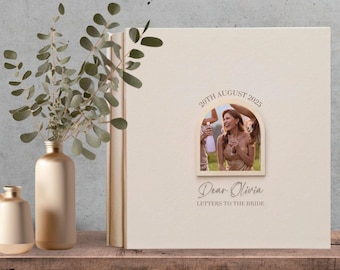 Letters To Bride Book, Bridesmaid Letters To The Bride, Letters To Bride Book Faux Leather, Bride Scrapbook, Notes To The Bride