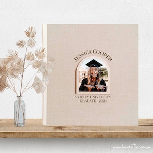 Personalisiertes Abschluss-Sammelalbum | Selbstklebendes Erinnerungsfotoalbum für Realschüler in der Mittelschule | Selbstklebendes Album