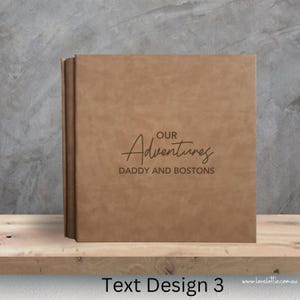 Regalo personalizado para el día del padre, aventuras con papá, regalos personalizados para papá, regalo de hija, álbum de recortes para papá, regalo para el día del padre