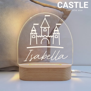 Personalised Night Light Baby Gift - Christmas Gift - Custom Name Nursery Decor Light - 1st Birthday Gift -  Baby boy gift - Baby Girl Gift