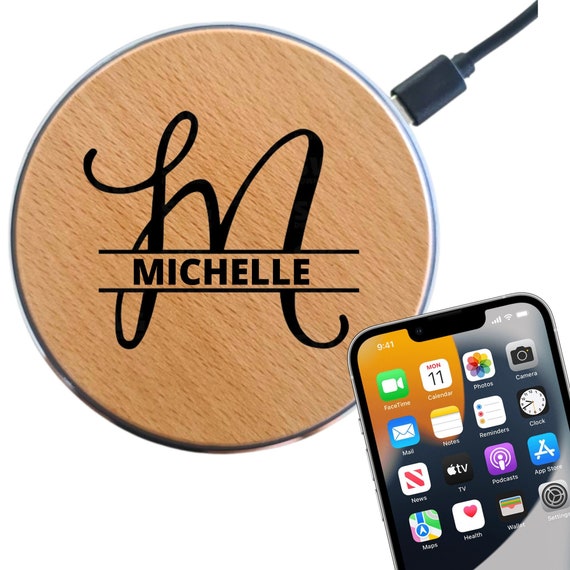 Mother's Day Gift Personalised Wireless Phone Charging Station