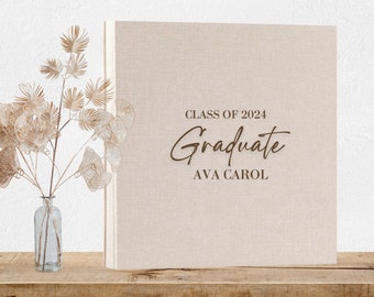 Libro de visitas de la fiesta de graduación, Universidad de posgrado de la escuela secundaria, Felicitaciones de posgrado, Álbum de fotos de posgrado, Regalos de graduación para ella, Álbum autoadhesivo
