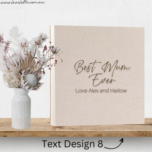 Personalisiertes erstes Muttertagsfotoalbum - Muttertagsgeschenk der Tochter von Tochter - Geschenk für Mama - 1. Muttertag