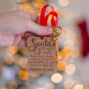 Santa's Magic Key Door Lock Christmas Xmas Magical 