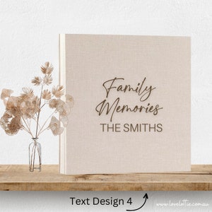 Personalisiertes Familienfotobuch Geschenk, Familienandenken Fotoalbum, Fotobuch für Familienerinnerungen, Hochzeitsgeschenk, Jahrestagsgeschenk, Paargeschenk
