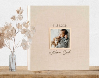 Unisex Baby Erinnerungsbuch - Foto-Andenken zum Aufzeichnen von Meilensteinen und ersten Schritten geschlechtsneutral | Baby Jungen Erinnerungsalbum | Baby Mädchen Sammelalbum