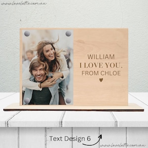 Custom Valentines day gift for Boyfriend Personalised Couple photo Gift for Her for First Wedding Anniversary Gift for Husband Wife Love