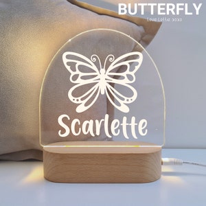 Personalised Night Light Baby Gift - Christmas Gift - Custom Name Nursery Decor Light - 1st Birthday Gift -  Baby boy gift - Baby Girl Gift