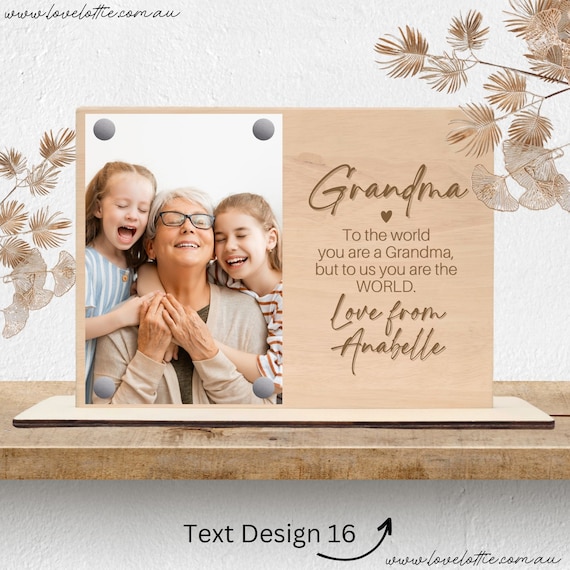 Migliore Cornice Per Foto Della Nonna Incisa - Regali Per - Foto 11